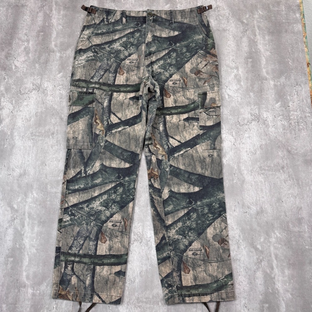 Cabela's Pants Mens 36 Camo Hunting Classic Fit Fleece Lined Zip‎ Pockets Cargo